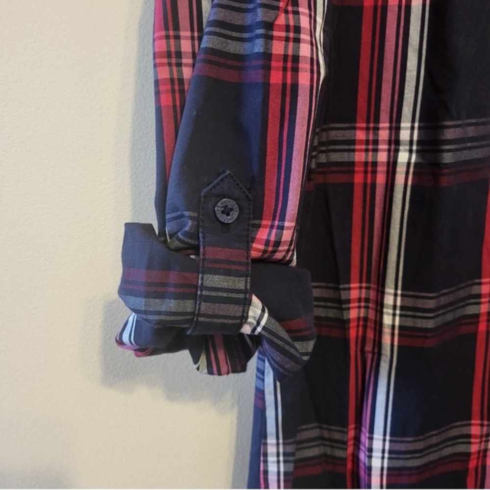 Tommy Hilfiger plaid shirt dress - Picture 2 of 11